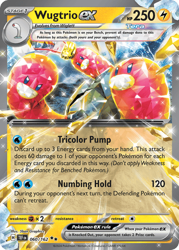 Wugtrio ex - Temporal Forces 60