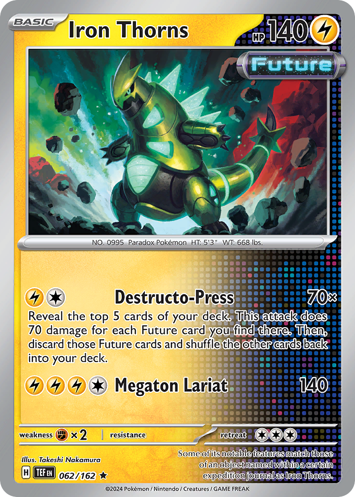 Iron Thorns – Temporal Forces 062/162 Pokémon card