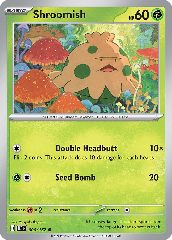 Shroomish – Temporal Forces 006/162 Pokémon card