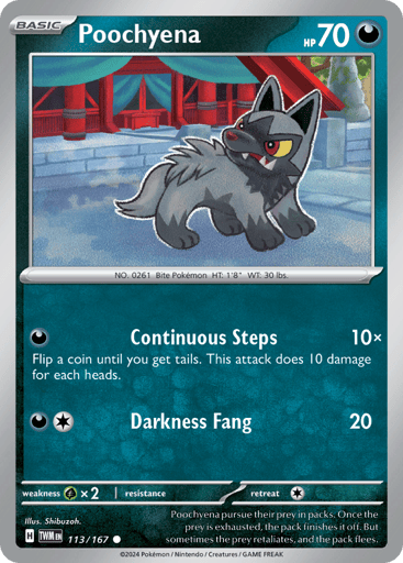 Poochyena - Twilight Masquerade 113