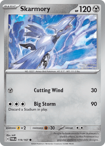 Skarmory - Twilight Masquerade 119