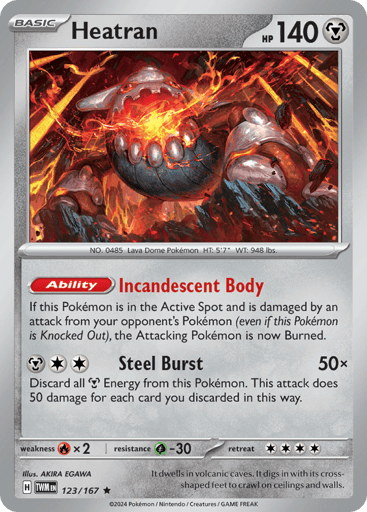 Heatran - Twilight Masquerade 123