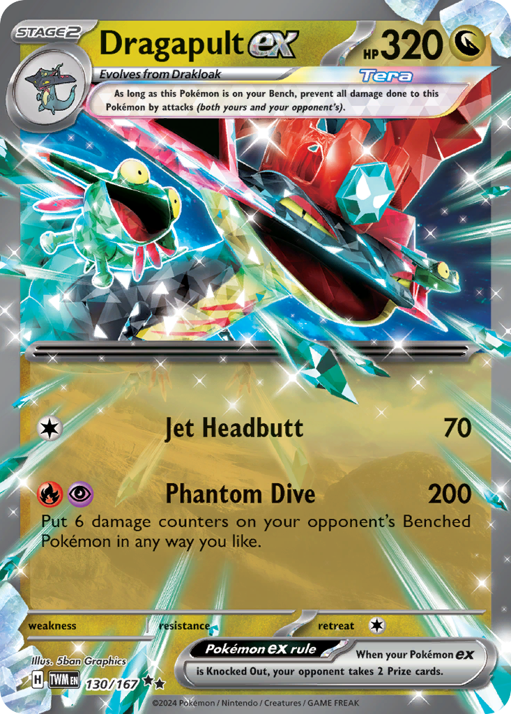 Dragapult ex – Twilight Masquerade 130/167 Pokémon card