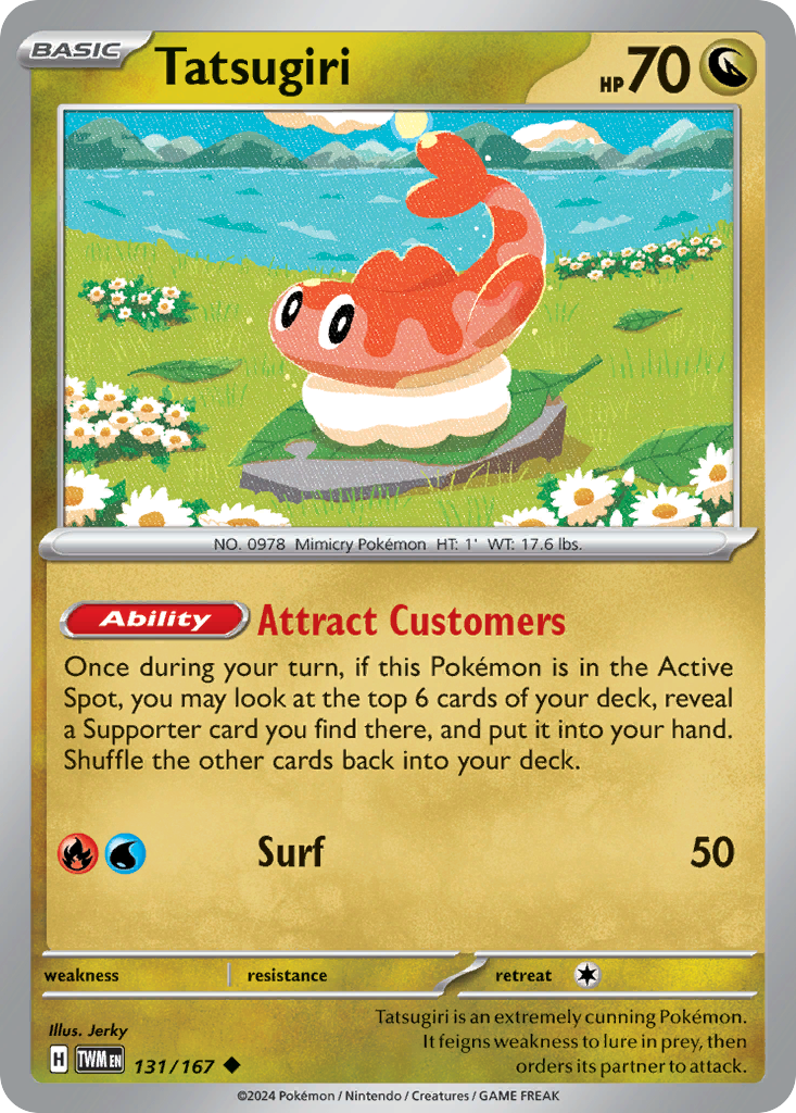 Tatsugiri – Twilight Masquerade 131/167 Pokémon card