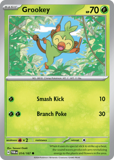Grookey - Twilight Masquerade 14