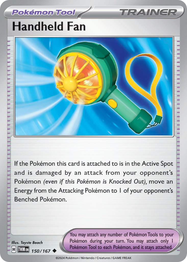Handheld Fan – Twilight Masquerade 150/167 Pokémon card
