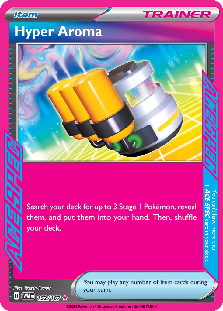 Hyper Aroma – Twilight Masquerade 152/167 Pokémon card