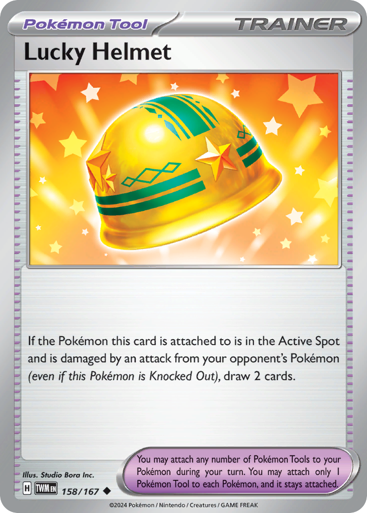 Lucky Helmet – Twilight Masquerade 158/167 Pokémon card