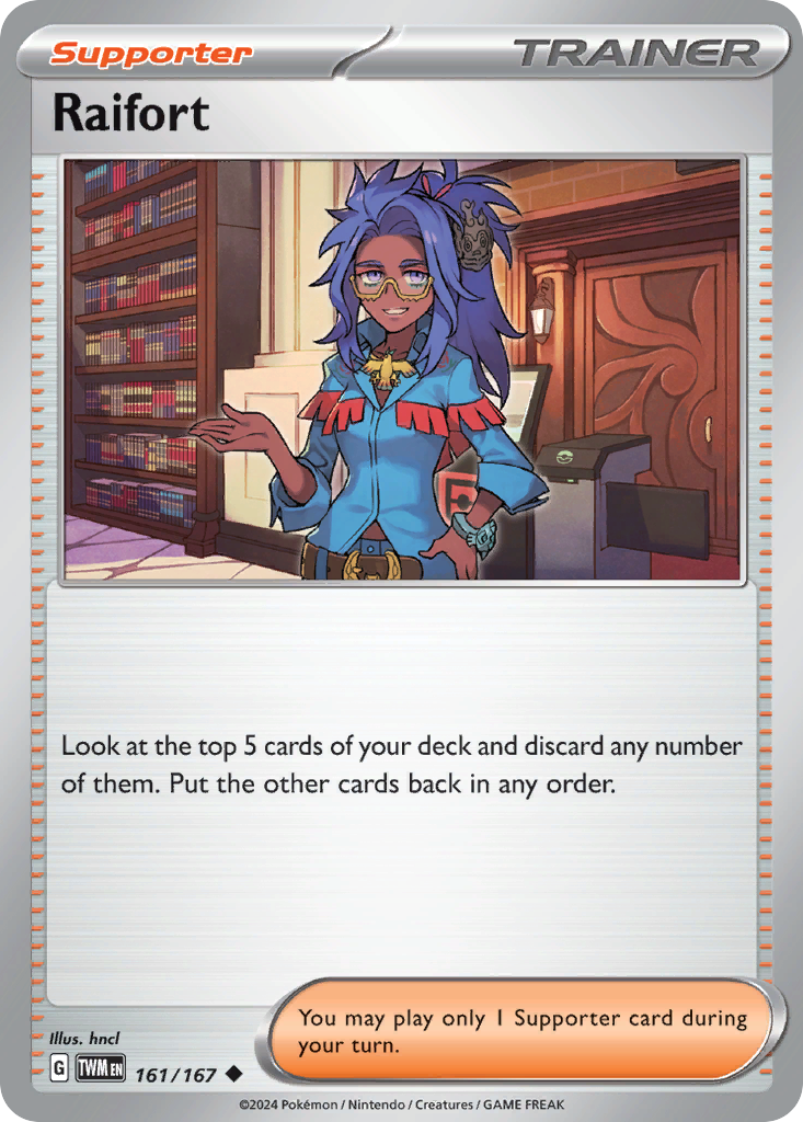 Raifort – Twilight Masquerade 161/167 Pokémon card