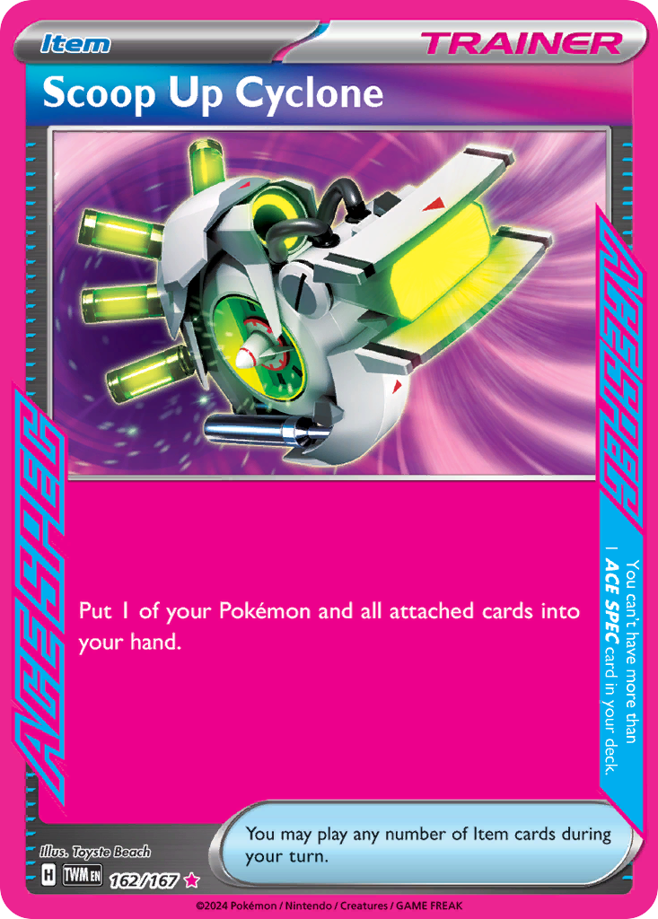 Scoop Up Cyclone – Twilight Masquerade 162/167 Pokémon card