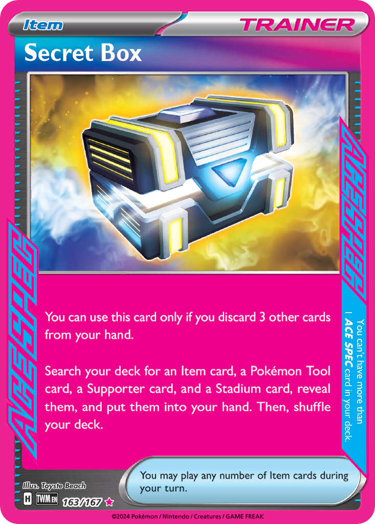 Secret Box – Twilight Masquerade 163/167 Pokémon card