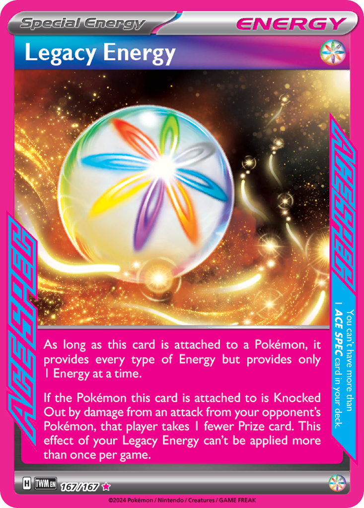 Legacy Energy – Twilight Masquerade 167/167 Pokémon card