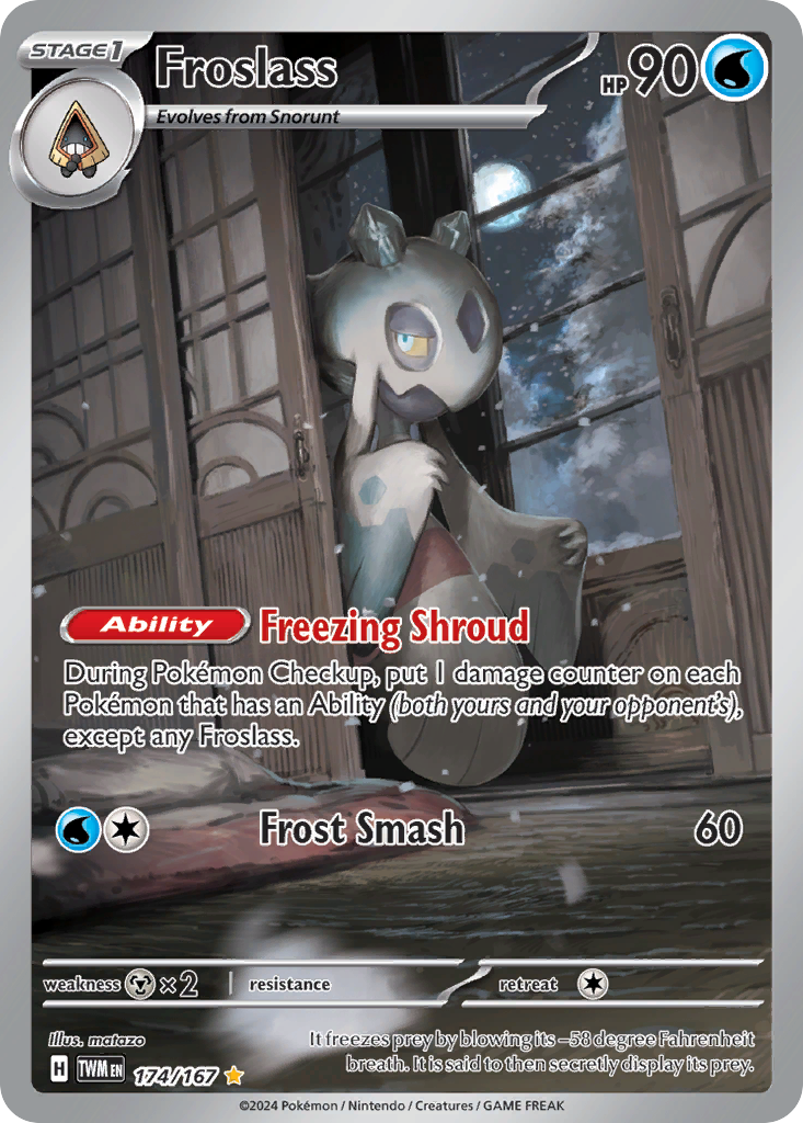 Froslass – Twilight Masquerade 174/167 Pokémon card