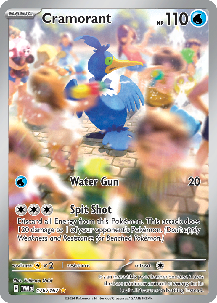 Cramorant – Twilight Masquerade 176/167 Pokémon card