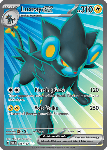 Luxray ex - Twilight Masquerade 195