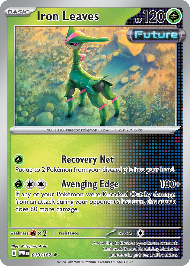 Iron Leaves – Twilight Masquerade 019/167 Pokémon card