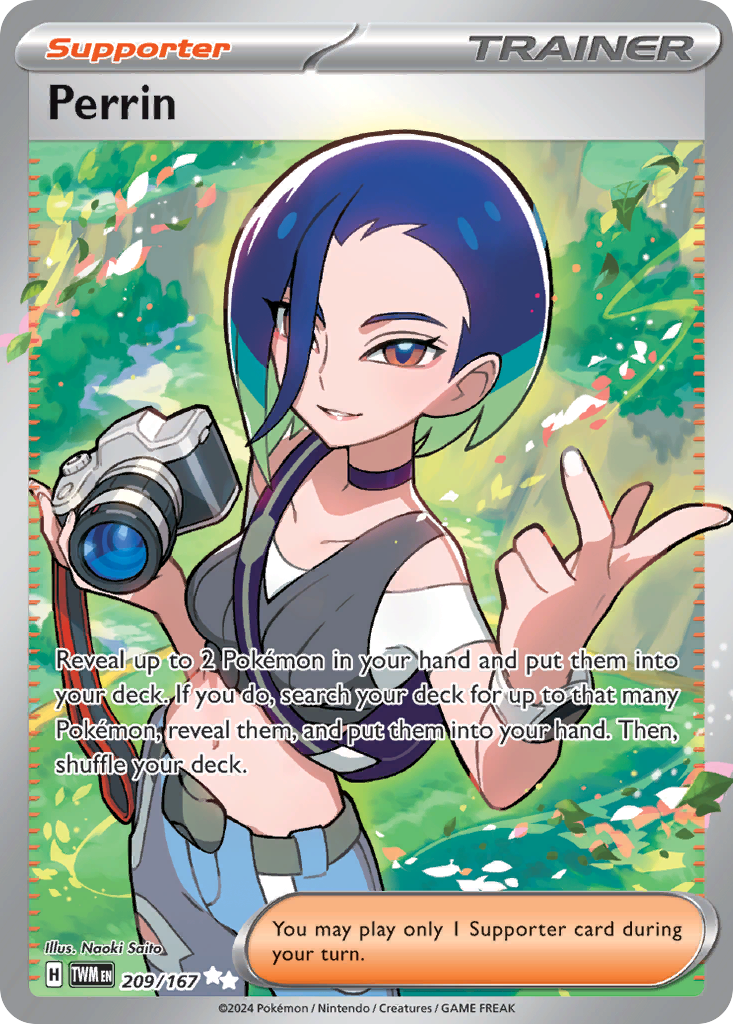 Perrin – Twilight Masquerade 209/167 Pokémon card