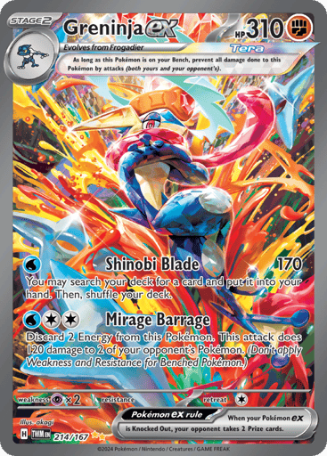 Greninja ex - Twilight Masquerade 214