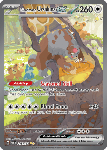 Bloodmoon Ursaluna ex - Twilight Masquerade 216