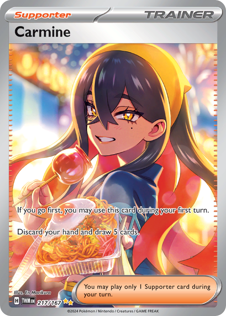 Carmine – Twilight Masquerade 217/167 Pokémon card