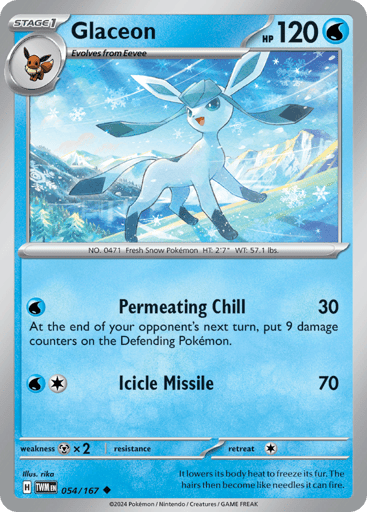 Glaceon - Twilight Masquerade 54