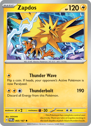 Zapdos - Twilight Masquerade 65