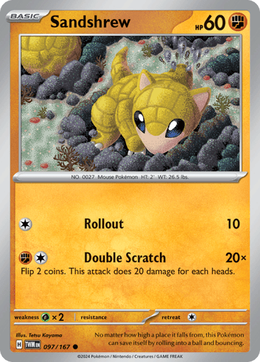Sandshrew - Twilight Masquerade 97