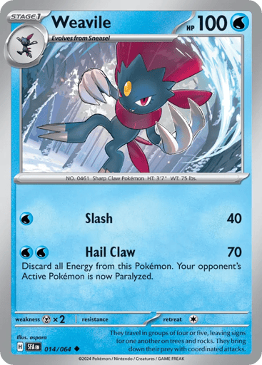 Weavile - Shrouded Fable 14