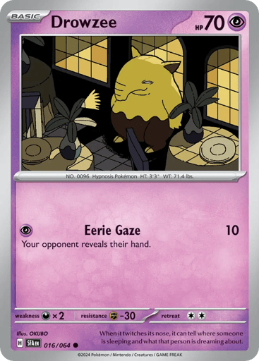 Drowzee - Shrouded Fable 16