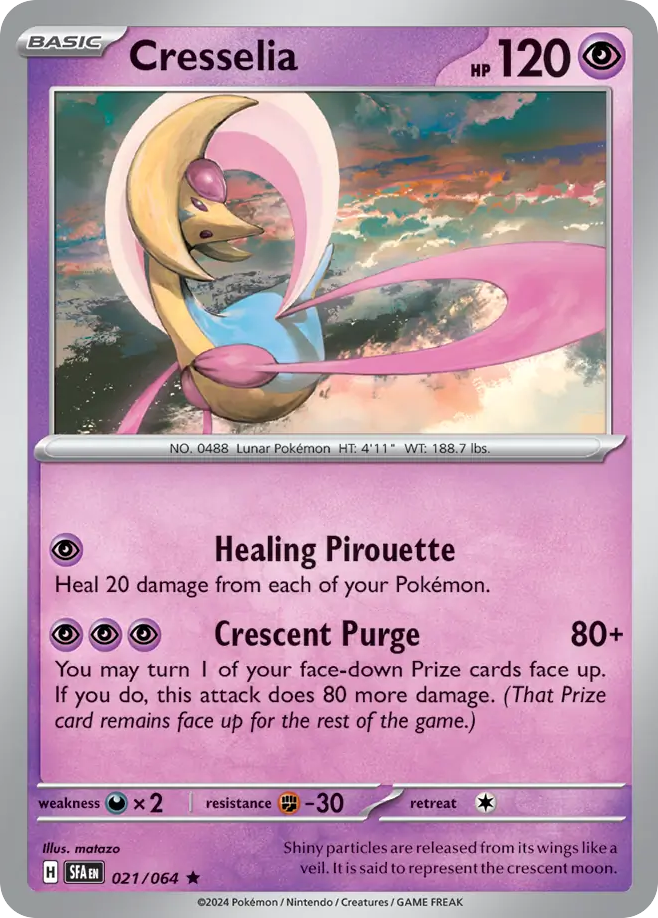 Cresselia – Shrouded Fable 021/064 Pokémon card