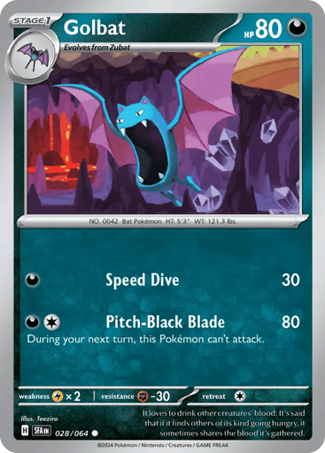 Golbat - Shrouded Fable 28