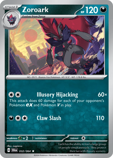 Zoroark - Shrouded Fable 32