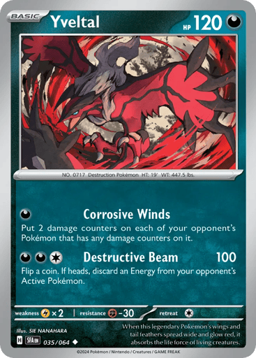 Yveltal - Shrouded Fable 35