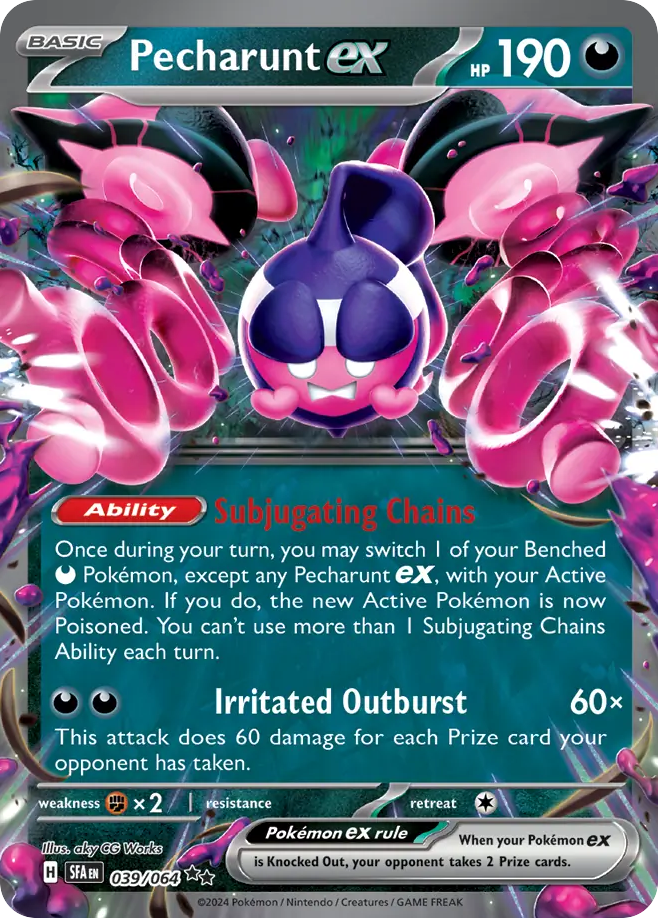 Pecharunt ex – Shrouded Fable 039/064 Pokémon card