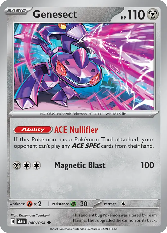 Genesect – Shrouded Fable 040/064 Pokémon card