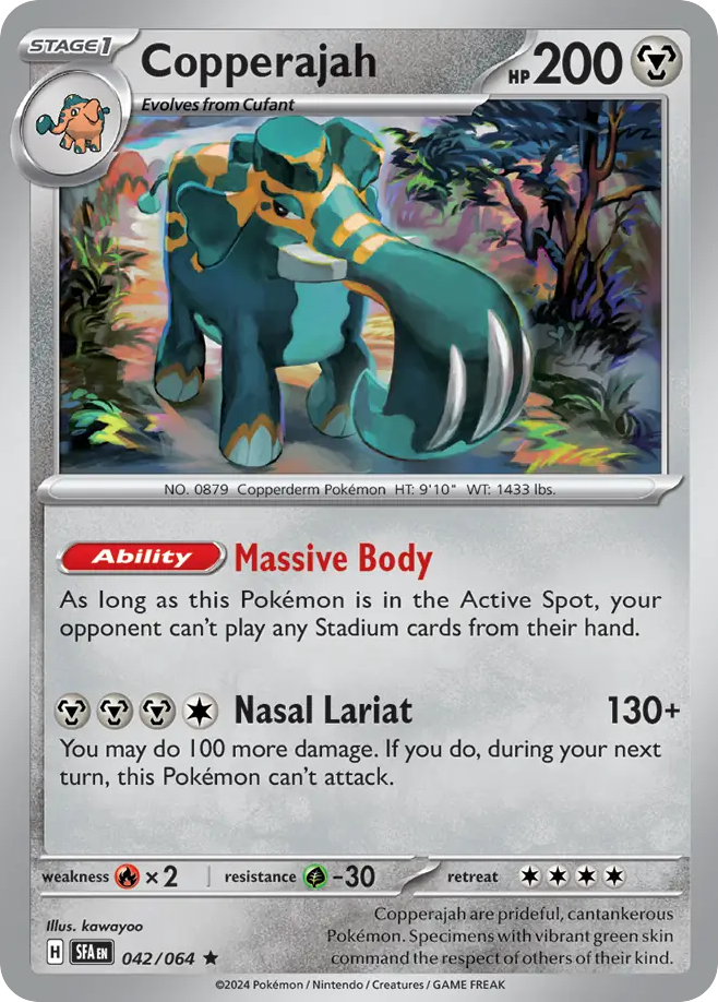 Copperajah – Shrouded Fable 042/064 Pokémon card
