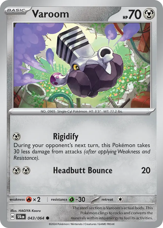 Varoom – Shrouded Fable 043/064 Pokémon card