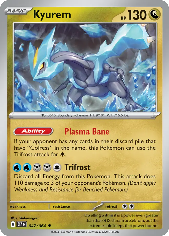 Kyurem – Shrouded Fable 047/064 Pokémon card