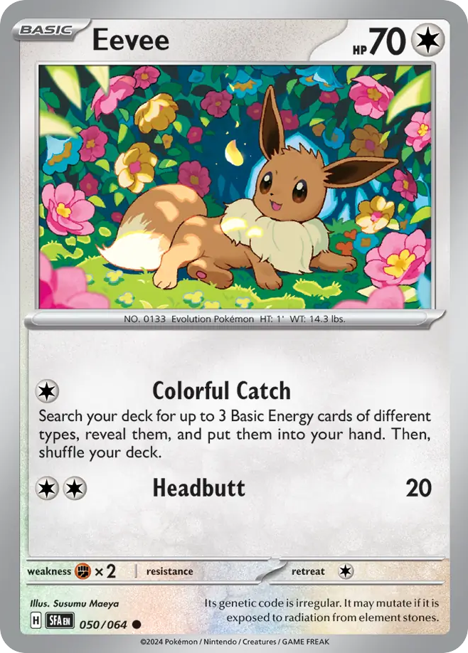 Eevee – Shrouded Fable 050/064 Pokémon card