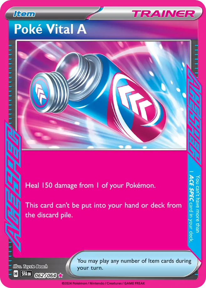 Poké Vital A – Shrouded Fable 062/064 Pokémon card