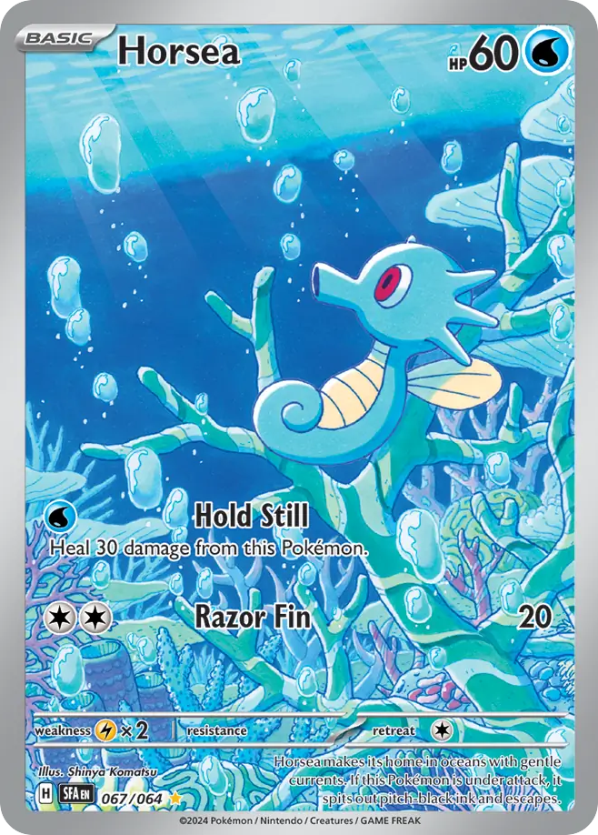 Horsea – Shrouded Fable 067/064 Pokémon card
