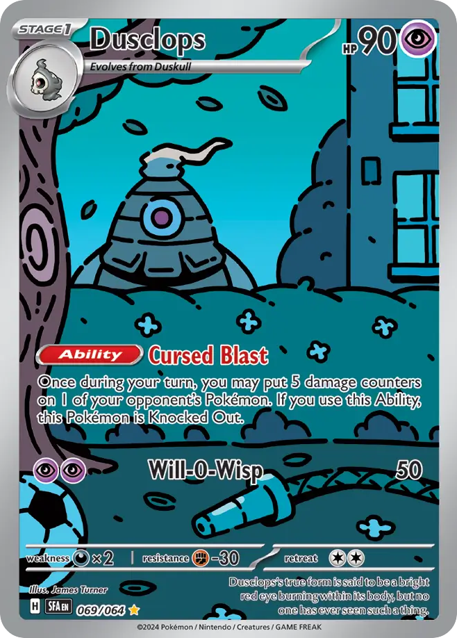 Dusclops – Shrouded Fable 069/064 Pokémon card