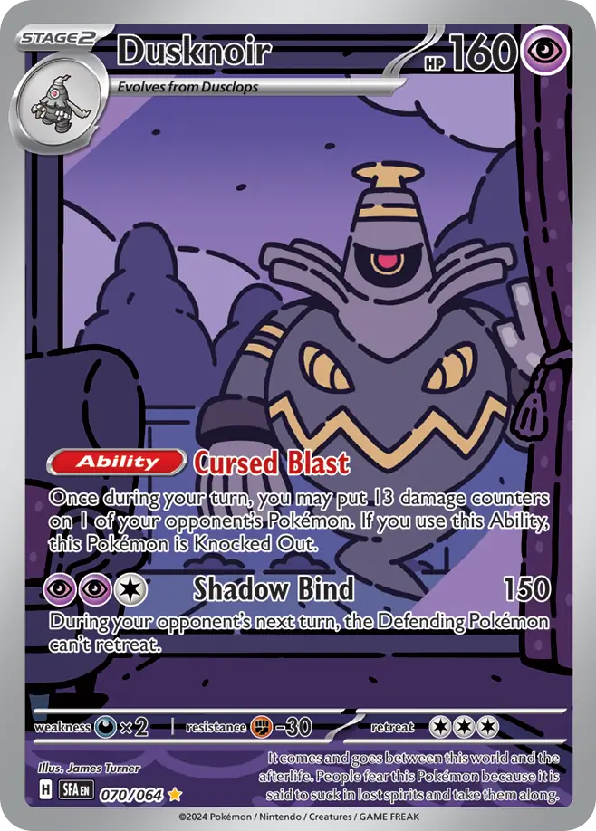 Dusknoir – Shrouded Fable 070/064 Pokémon card