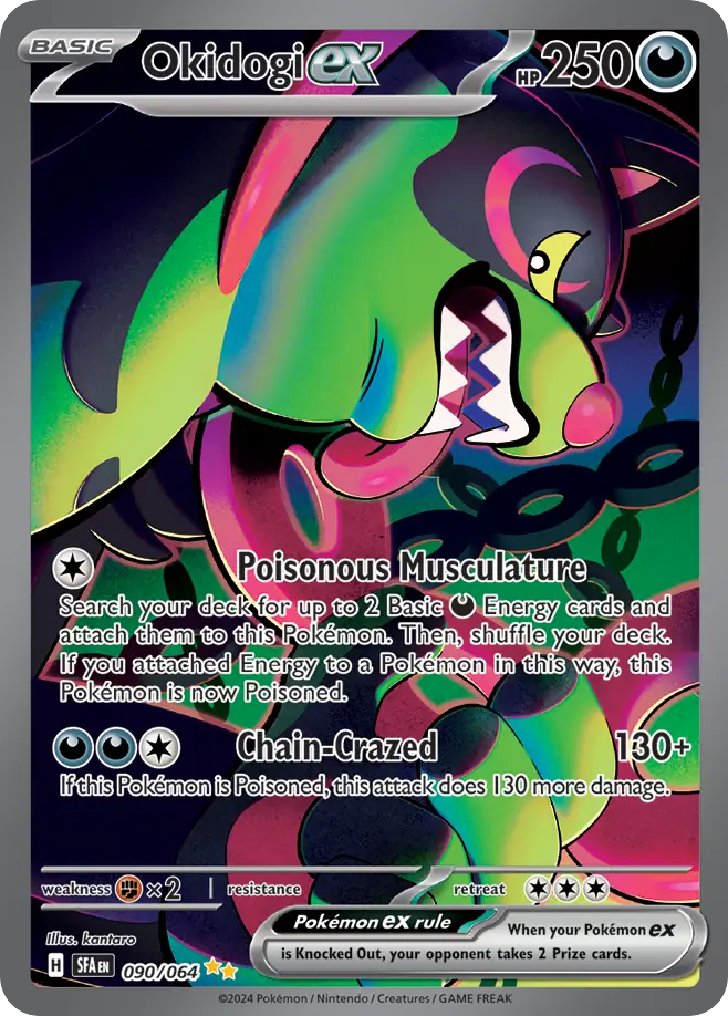 Okidogi ex – Shrouded Fable 090/064 Pokémon card