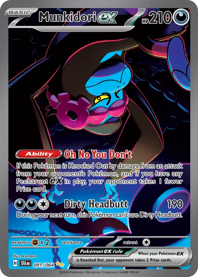 Munkidori ex – Shrouded Fable 091/064 Pokémon card