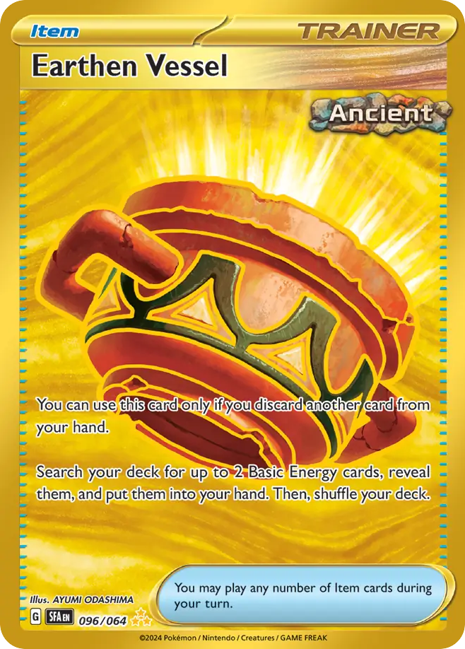 Earthen Vessel – Shrouded Fable 096/064 Pokémon card