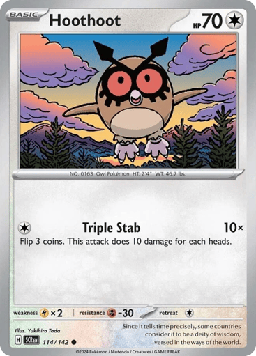 Hoothoot - Stellar Crown 114