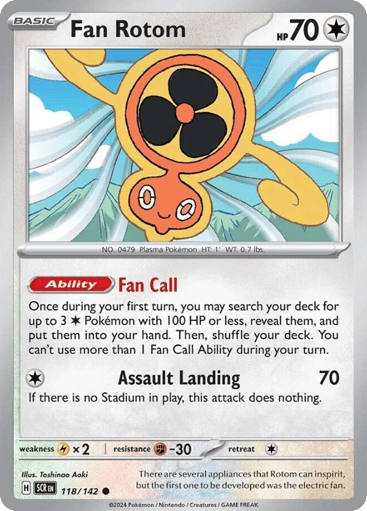Fan Rotom - Stellar Crown 118