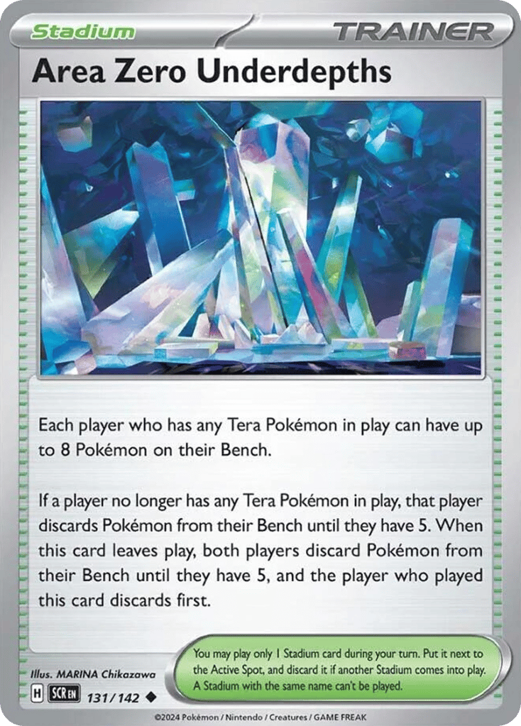 Area Zero Underdepths – Stellar Crown 131/142 Pokémon card