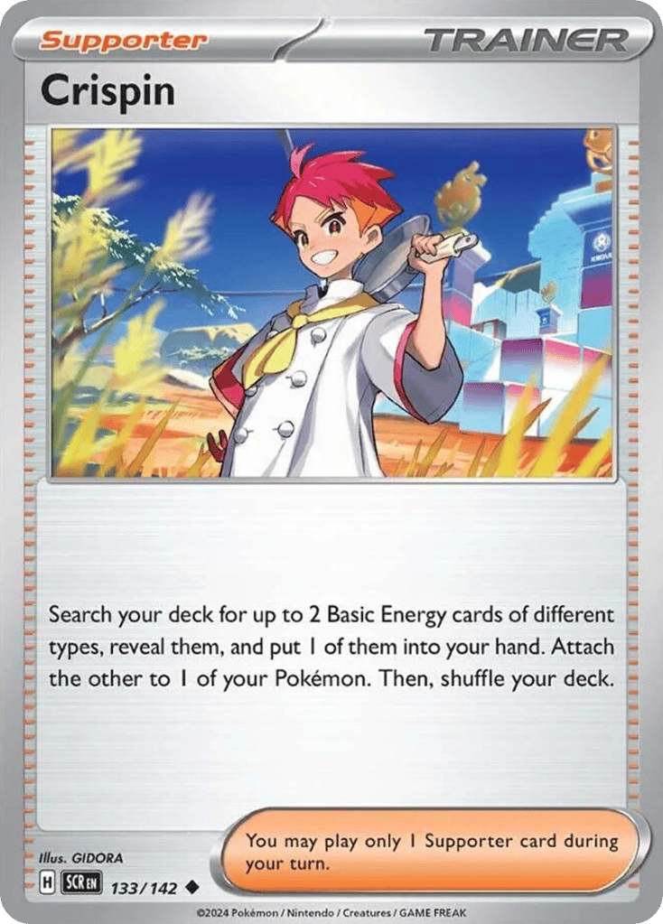 Crispin – Stellar Crown 133/142 Pokémon card